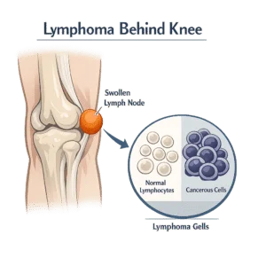 Lymphoma behind the knee with its symptoms, causes, and treatments