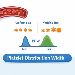 شرح تحليل PDW وما يعنيه تفاوت حجم الصفائح الدموية لديك