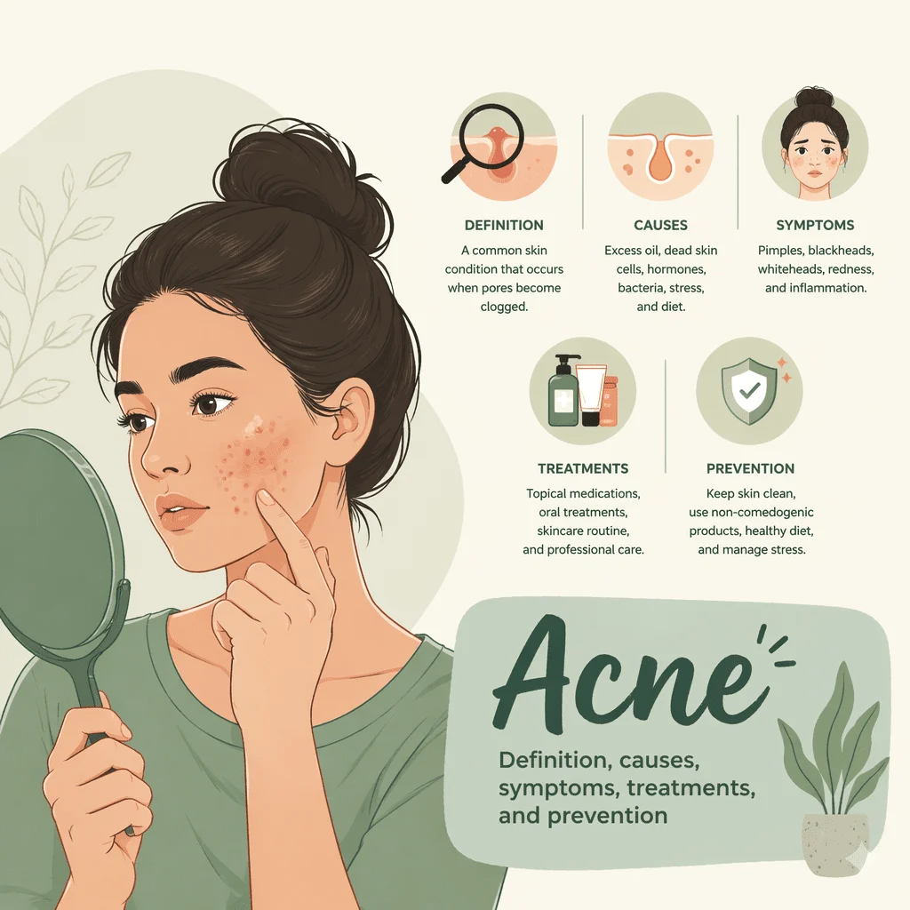 Acne: definição, causas, sintomas, tratamentos e prevenção