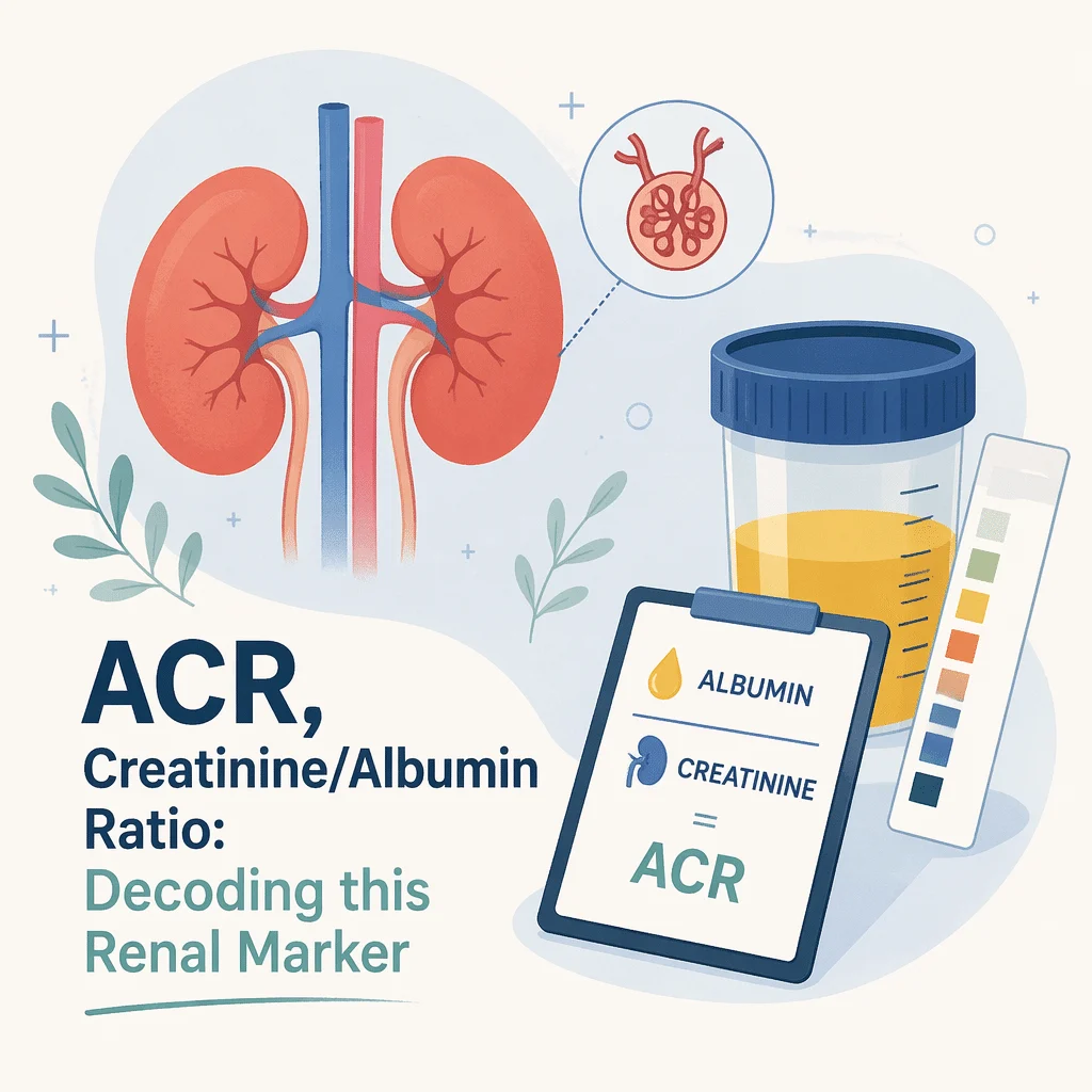 نسبة الألبومين إلى الكرياتينين (ACR) وكيفية قراءة هذا المؤشر الكلوي