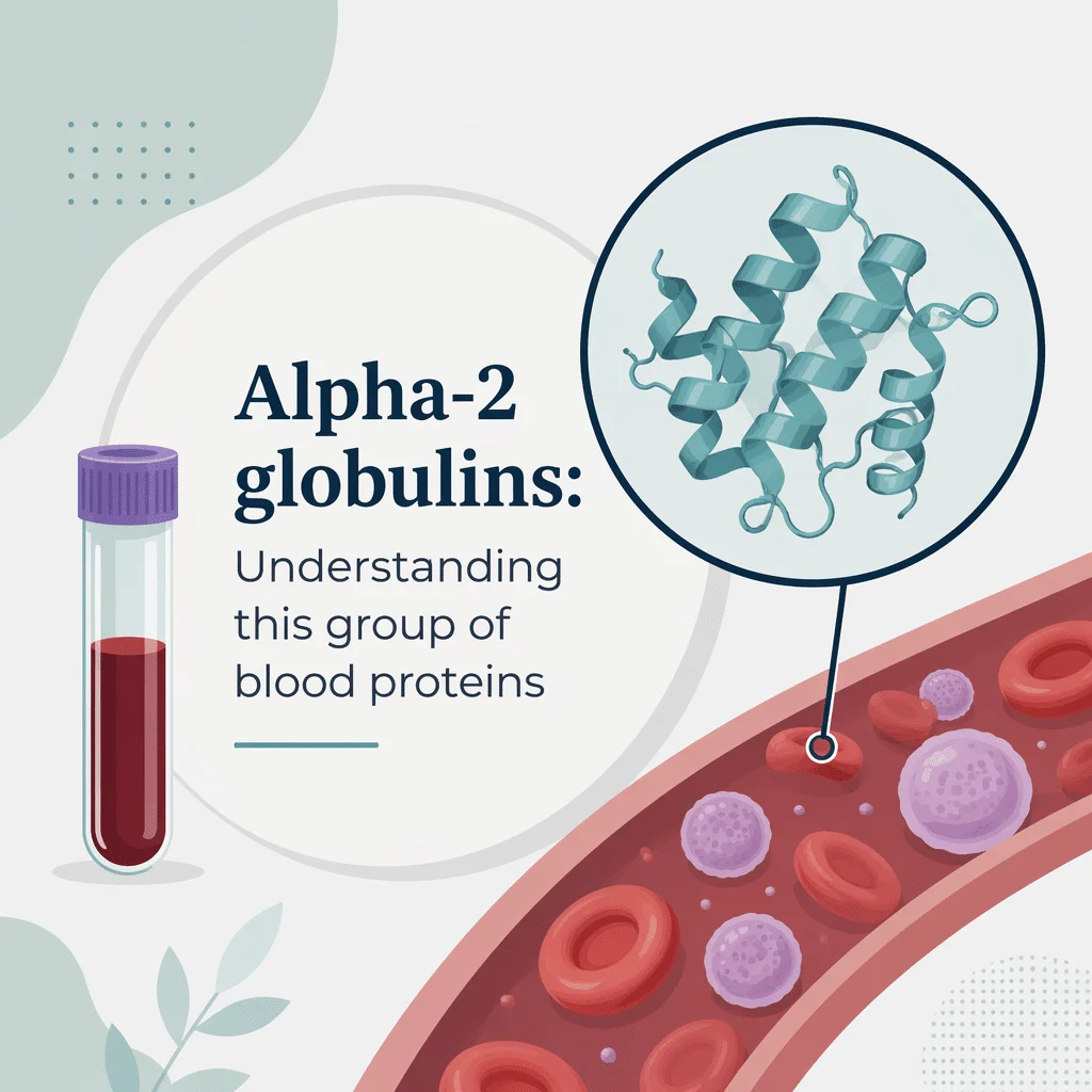 As alfa-2 globulinas, um grupo de proteínas do sangue, explicadas