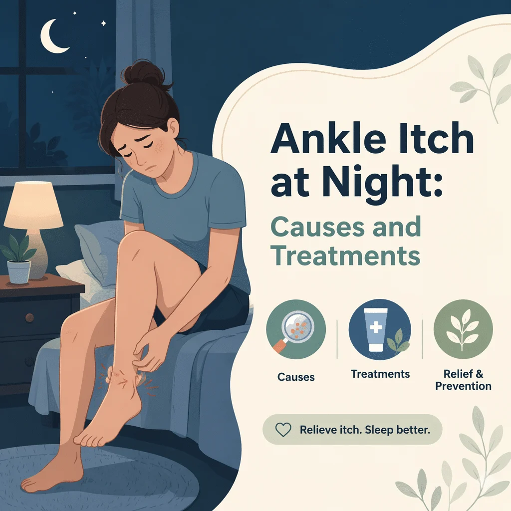 Ankle itch at night with its causes and treatments