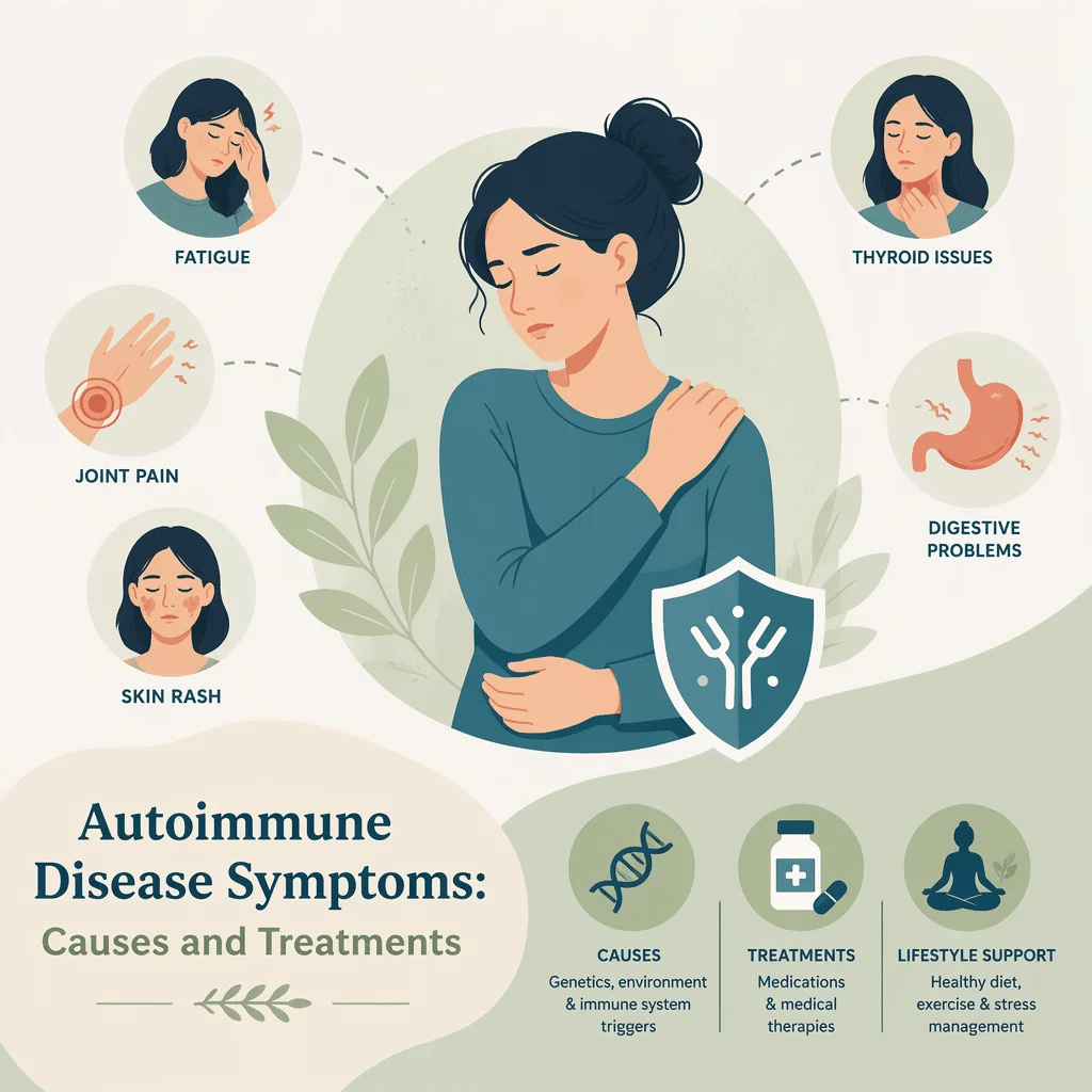 Autoimmune disease symptoms with their causes and treatments