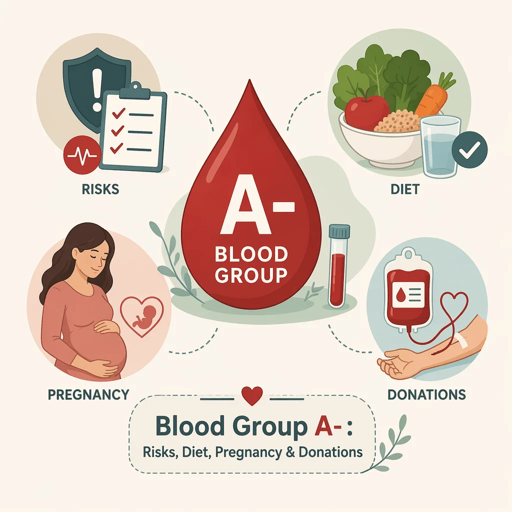 A negative blood type with pregnancy, transfusion, and donation explained