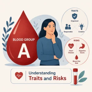 Blood group A with its traits, health risks, and what the type means