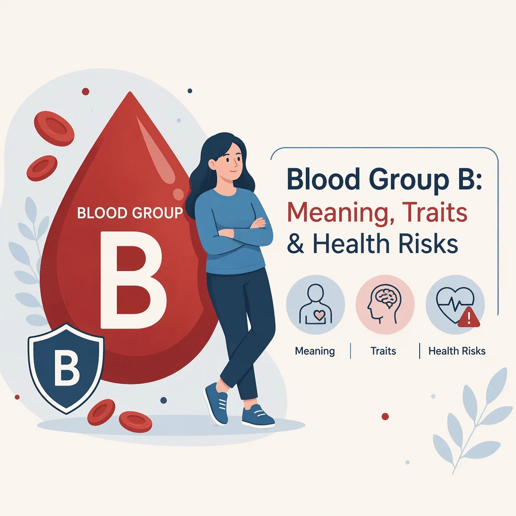 Blood group B with its meaning, traits, and health risks