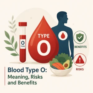 Blood type O with its meaning, health risks, and benefits