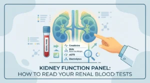 Painel de função renal e como ler as suas análises sanguíneas renais