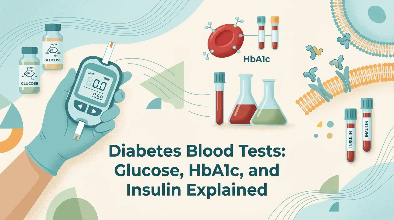 Análises de sangue para a diabetes: glicose, HbA1c e insulina explicadas