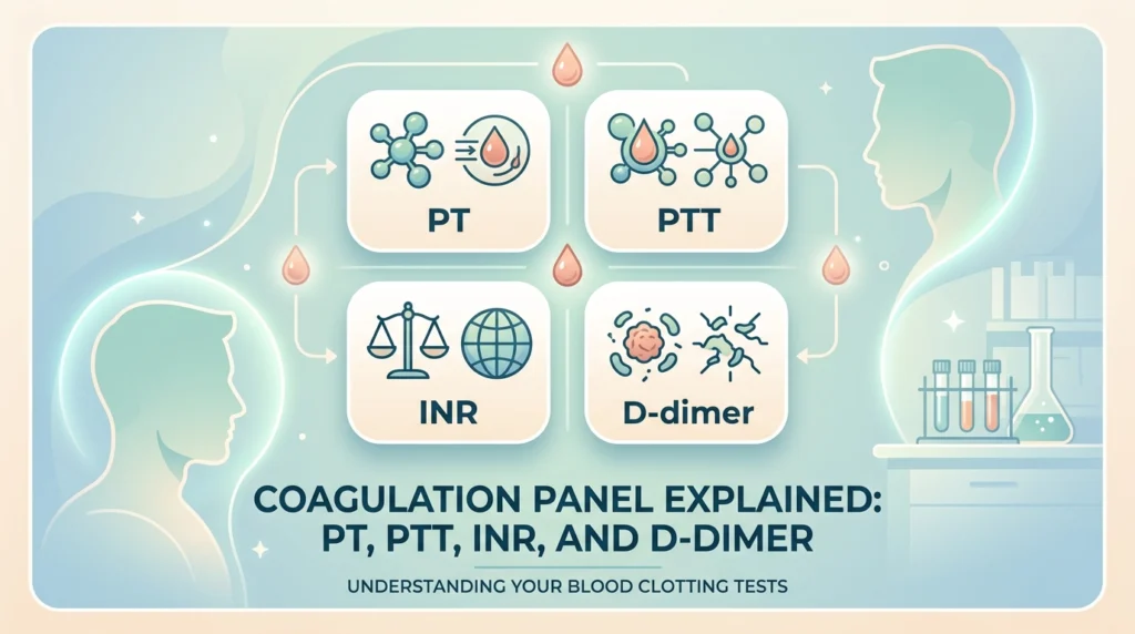 Painel de Coagulação Explicado: TP, TTPa, INR e D-dímero