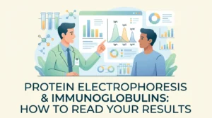 Protein electrophoresis and immunoglobulins, with how to read your results