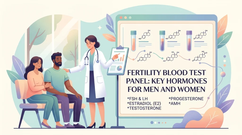 Painel de análises de fertilidade: hormonas a verificar em homens e mulheres