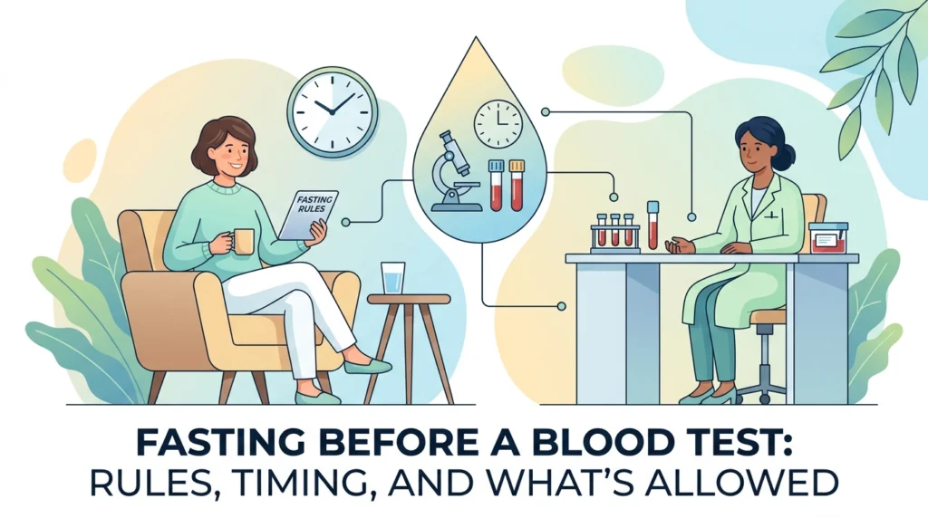 Fasting Before a Blood Test: Rules, Timing, and What’s Allowed