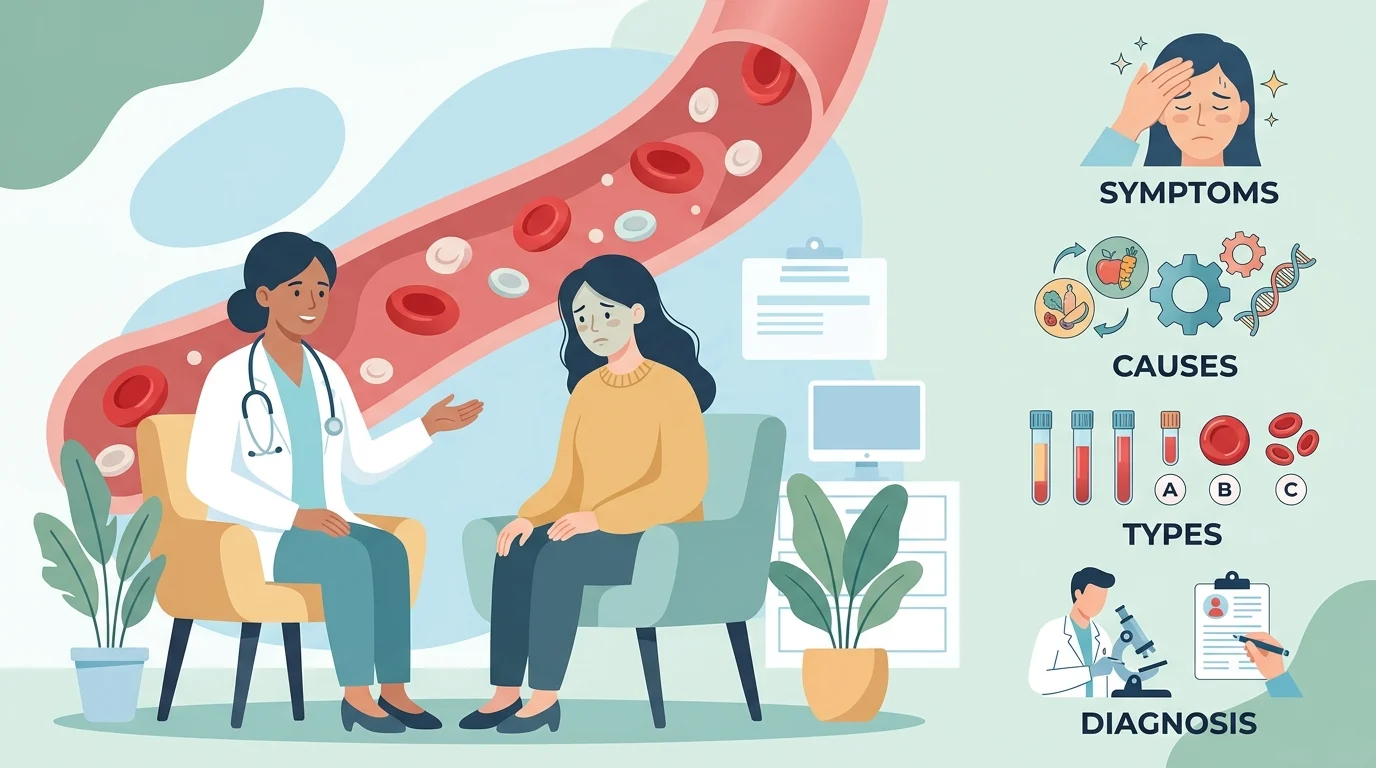 Anemia: sintomas, causas, tipos e como é diagnosticada através de análises ao sangue
