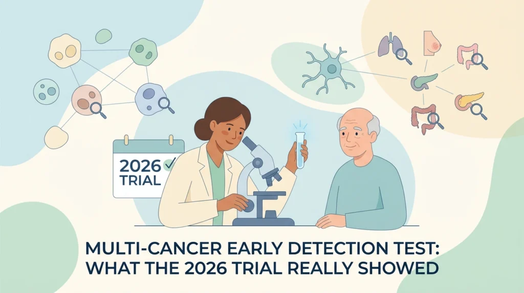 Teste de deteção precoce de múltiplos cancros: o que revelou realmente o ensaio de 2026