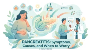 Pancreatitis, inflammation of the pancreas, with its symptoms, causes, and when to worry