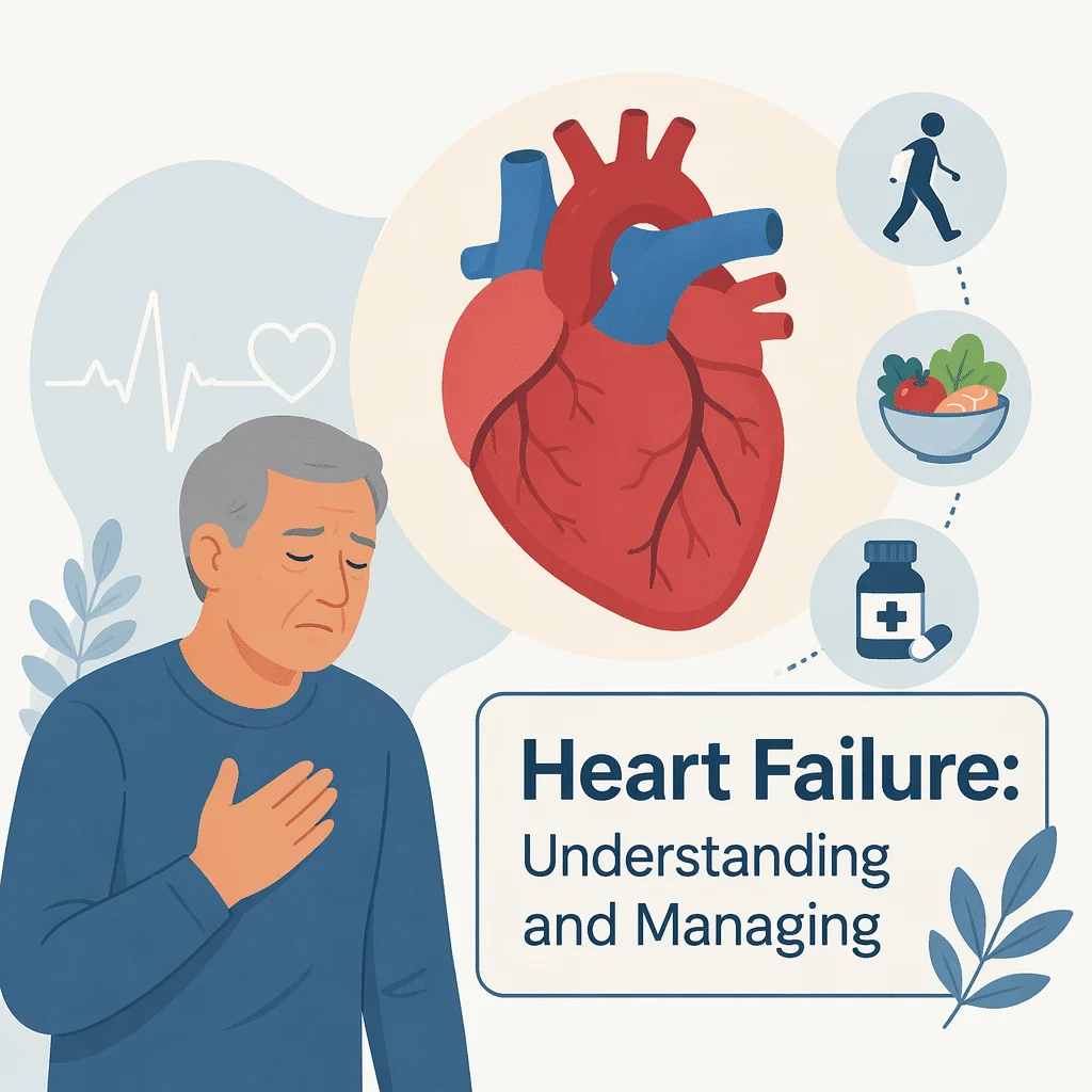 Heart failure with understanding the condition and managing it