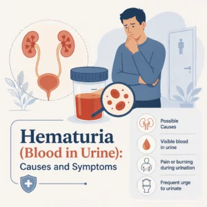 Blood in urine explained: how visible and microscopic hematuria differ and how each one is investigated