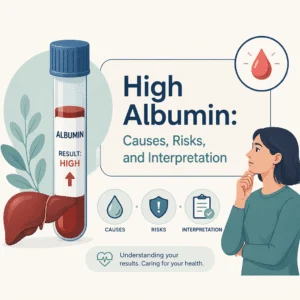 High albumin in blood with its causes, risks, and interpretation
