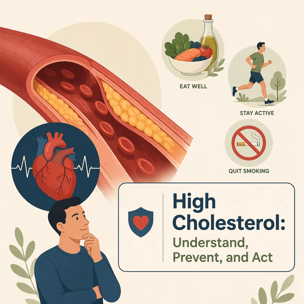 High cholesterol with how to understand, prevent, and act on it