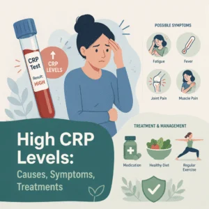 化验报告中CRP偏高，以及用于心血管风险评估的高敏CRP结果