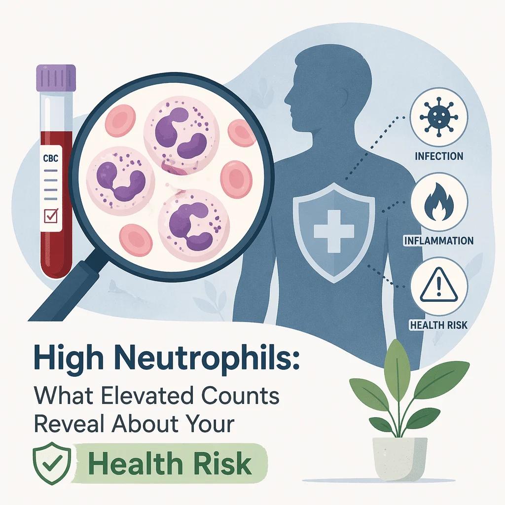 High neutrophils on a blood count and what elevated levels reveal about health