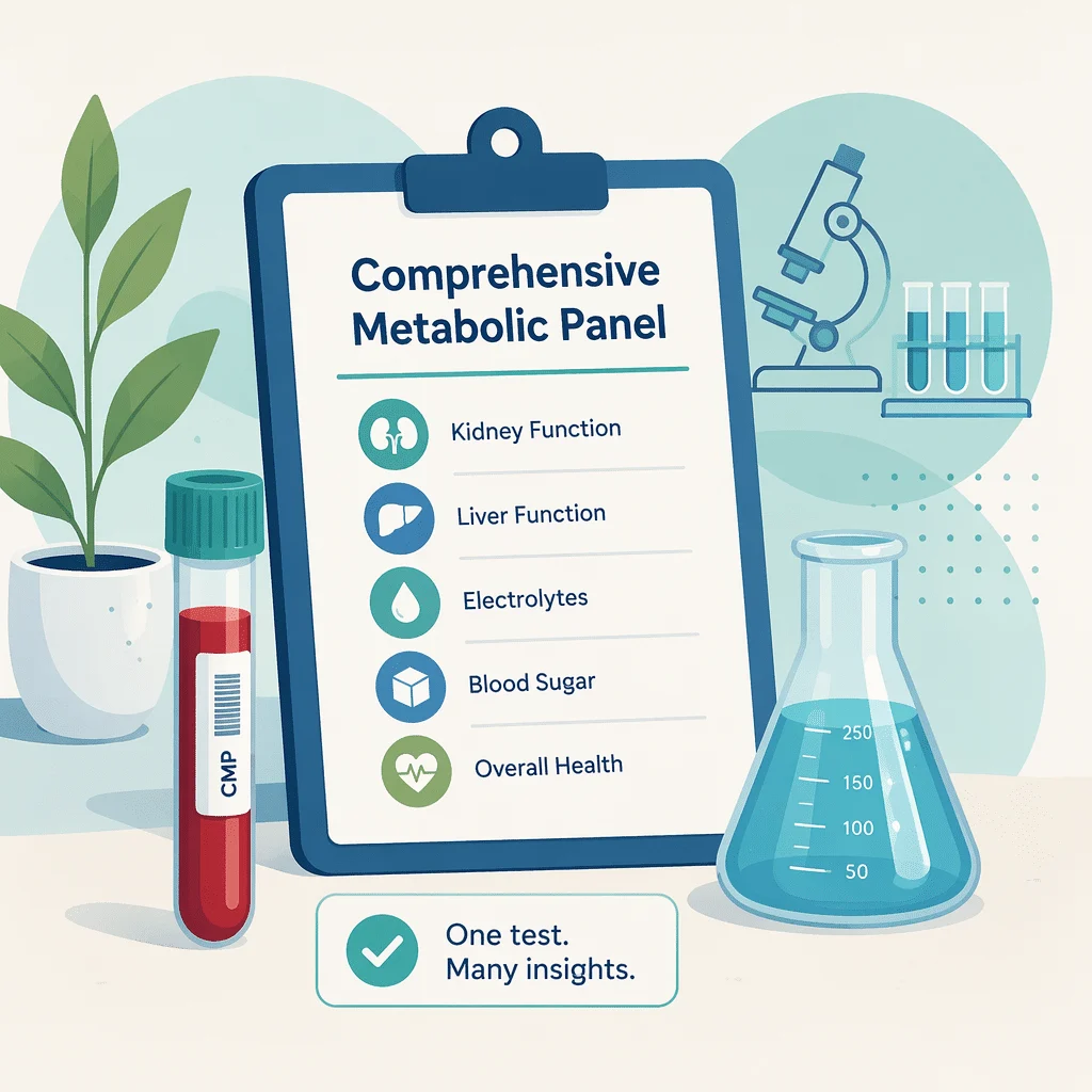 Painel metabólico completo (CMP) e como ler os seus resultados