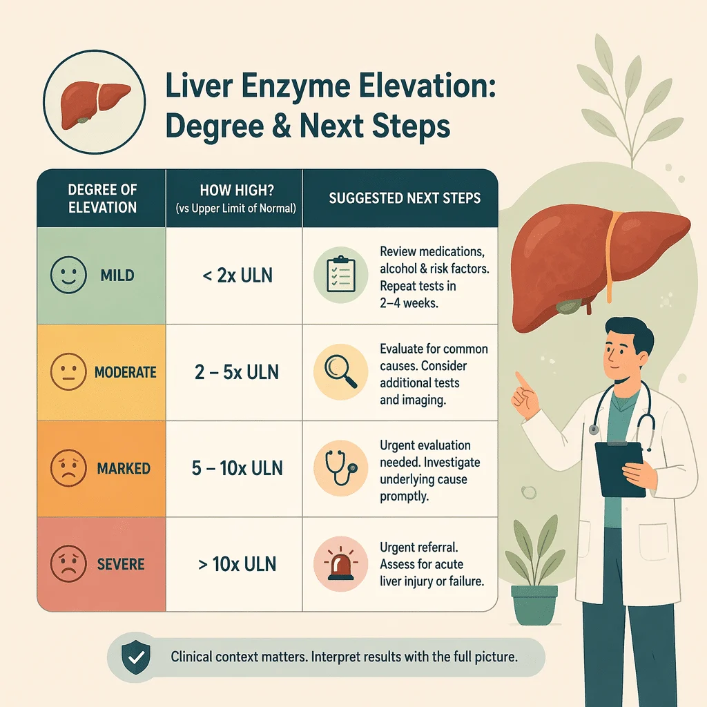 Liver function tests: when a sharp rise needs prompt care