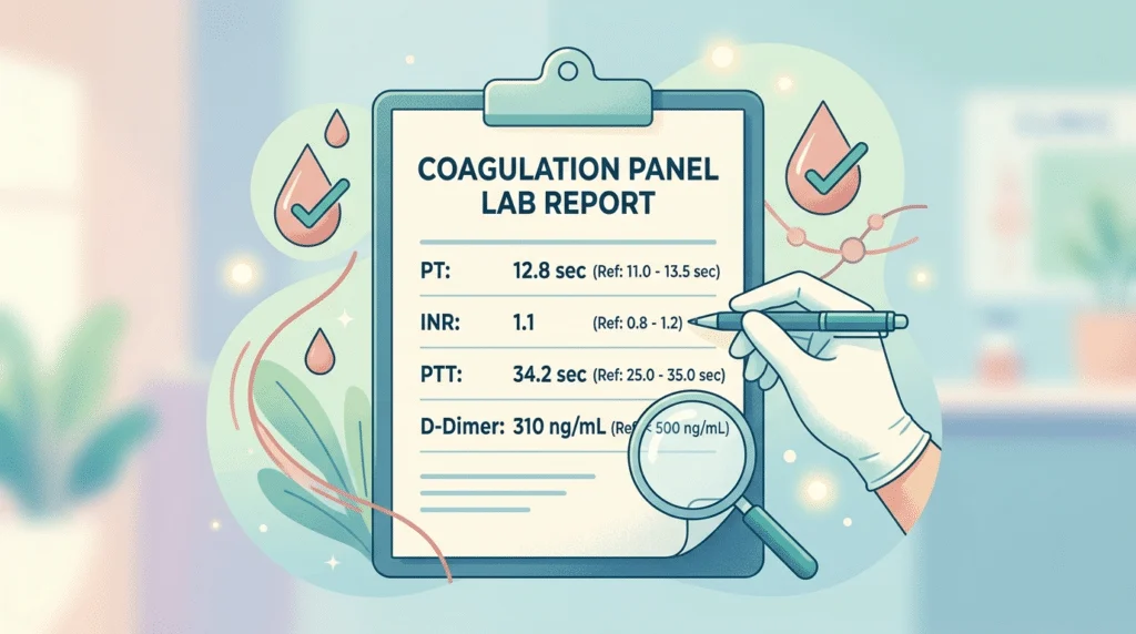 Painel de coagulação: TP, TTPa, INR e D-dímero explicados