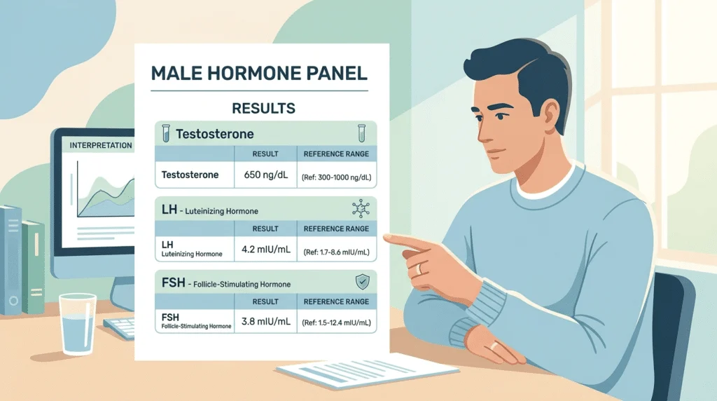 Painel hormonal masculino: testosterona e as principais hormonas analisadas