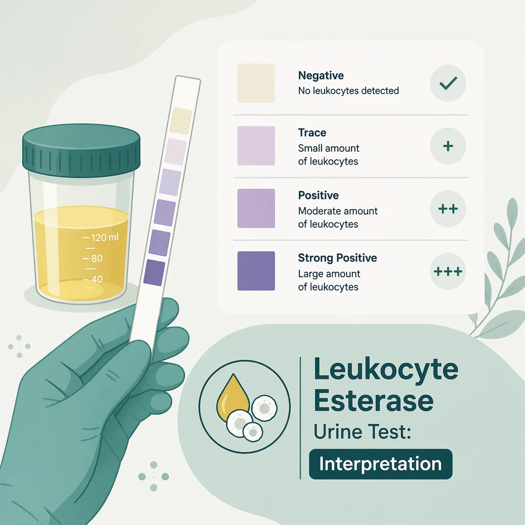 Esterase leucocitária na urina: o que significa um resultado positivo