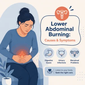 Sensação de ardor na parte inferior do abdômen explicada com causas urinárias, digestivas e ginecológicas, além de sinais de alerta urgentes