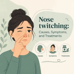 Nose twitching with its causes, symptoms, and treatments