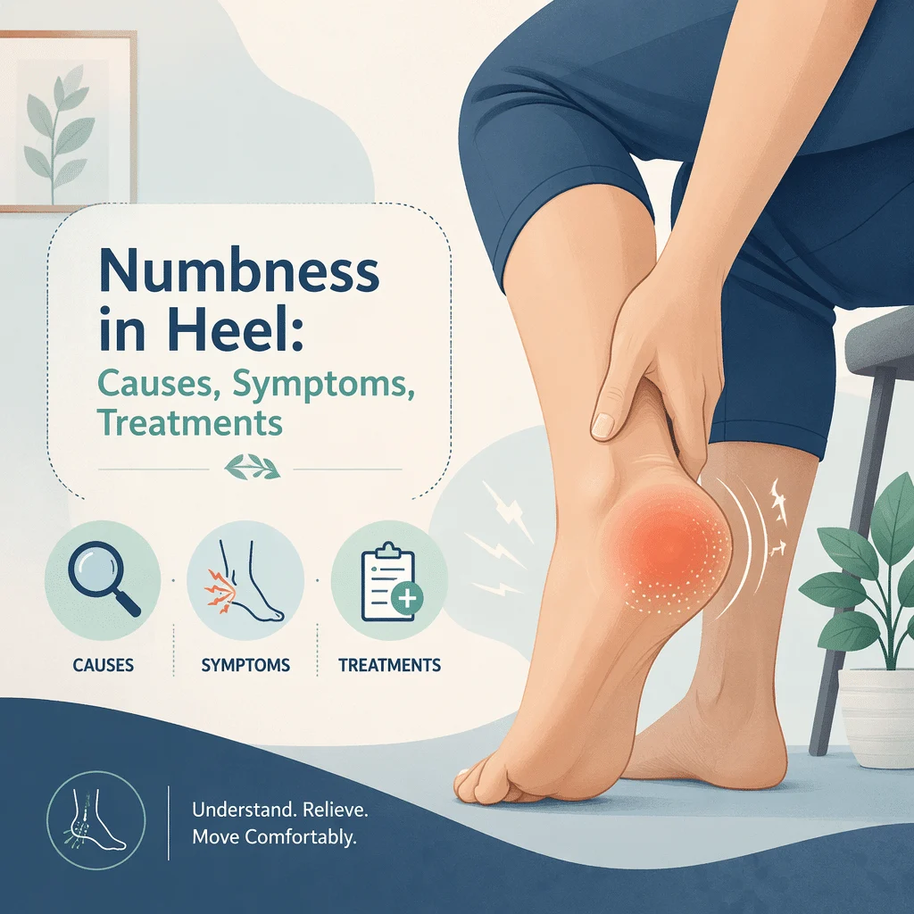 Numbness in the heel with its causes, symptoms, and treatments