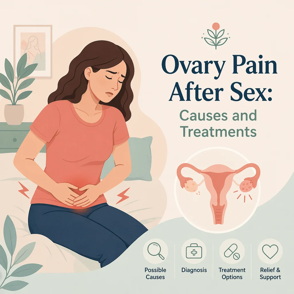 Ovary pain after sex with its causes and treatments