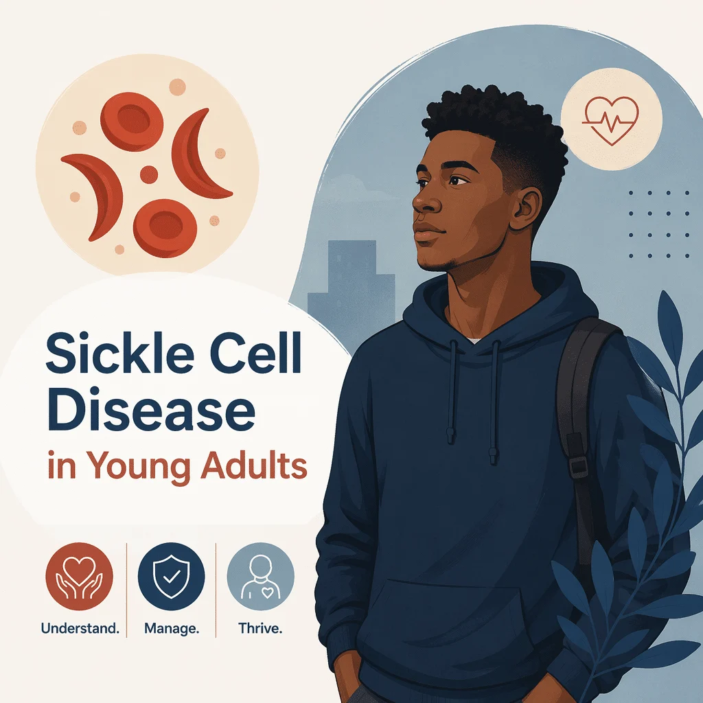 Sickle cell disease in young adults, with its challenges and complications