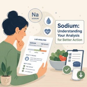 Sodium and understanding your blood analysis for better action