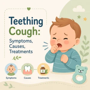 Teething cough in babies explained: teething does not cause coughing, and what a cough at teething age usually means