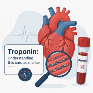 Troponin, a key cardiac marker, dosed in blood and explained
