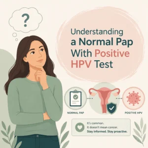정상 자궁경부 세포검사(팹 스미어)와 HPV 양성 결과의 의미