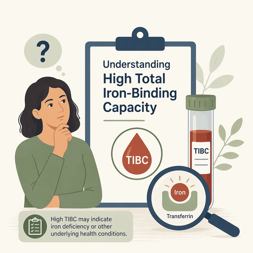 High total iron-binding capacity (TIBC) on a blood test explained