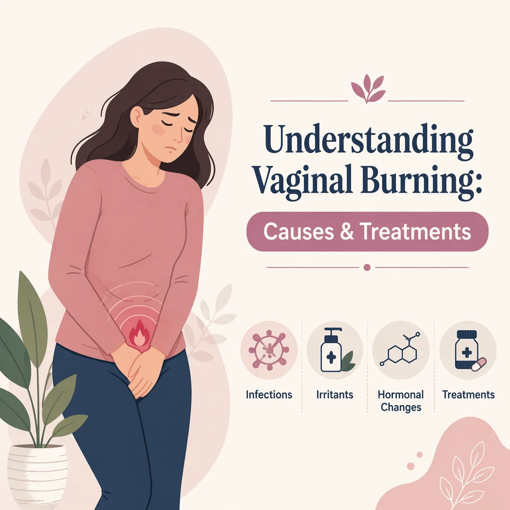Clinician reviewing lab test results with a patient during a consultation about vaginal burning