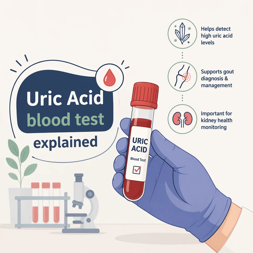Uric acid blood test explained and how to interpret your levels