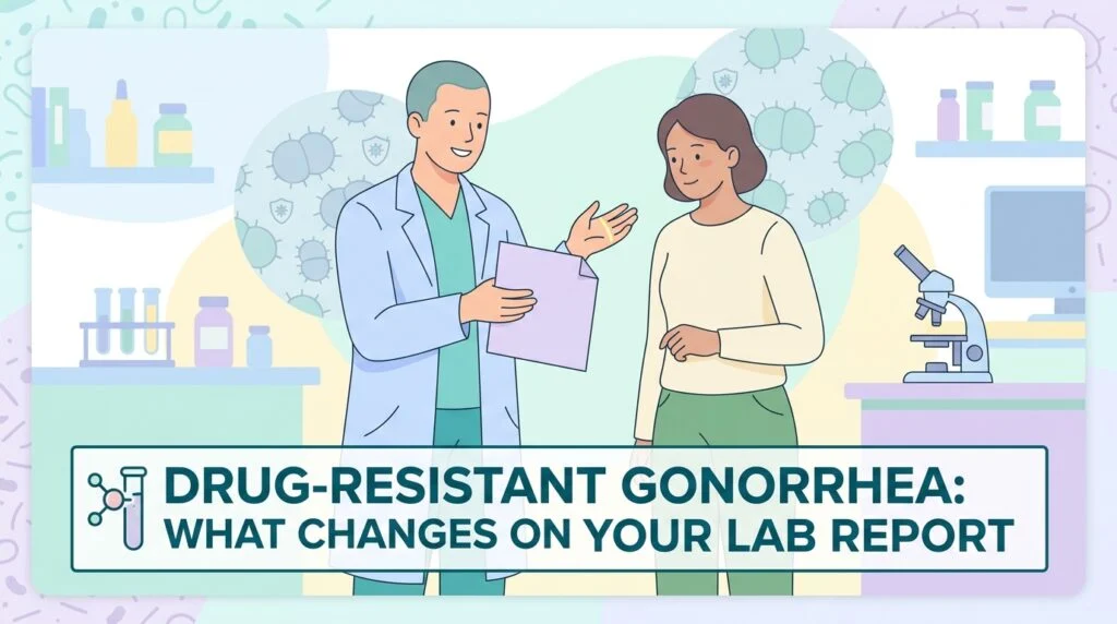 Gonorrea resistente ai farmaci: cosa cambia nel tuo referto di laboratorio