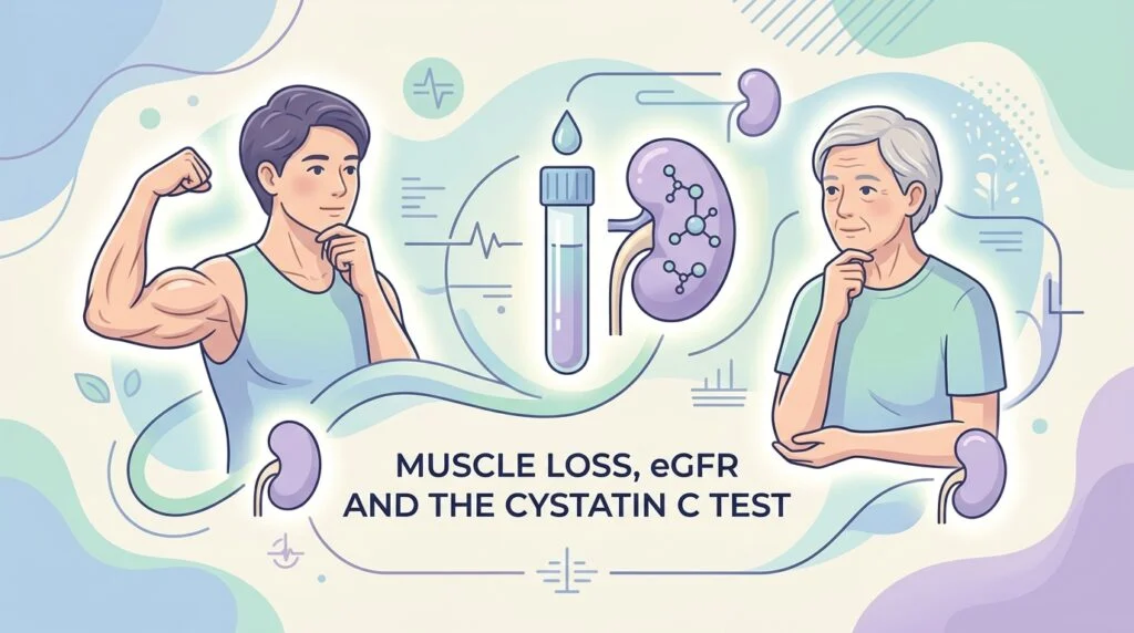 Perdita di massa muscolare, eGFR e il test della cistatina C