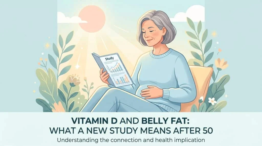 维生素D与腹部脂肪：一项新研究对50岁以上人群意味着什么