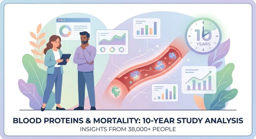 Blood Proteins and 10-Year Mortality: What a 38,000-Person Study Shows