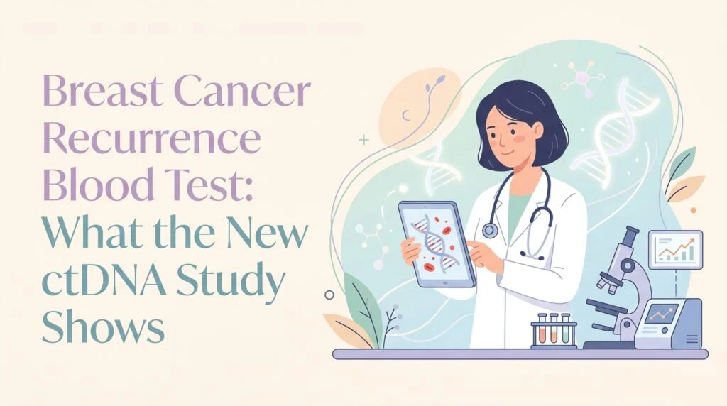 Breast Cancer Recurrence Blood Test: What the New ctDNA Study Shows
