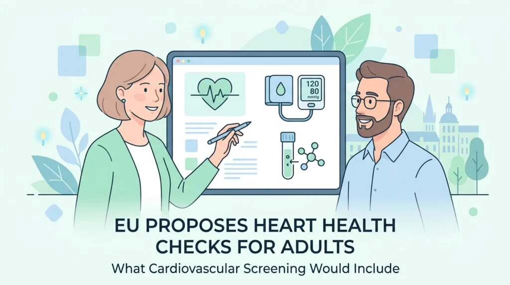 L'UE propone controlli per la salute del cuore negli adulti: cosa includerebbe lo screening cardiovascolare