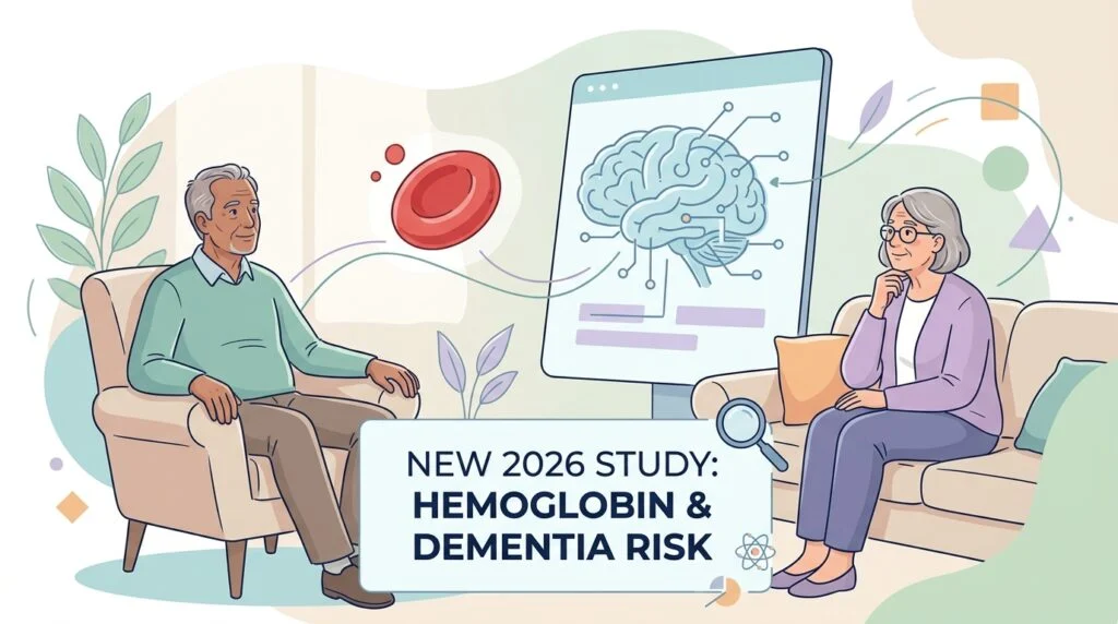 Hemoglobin and Dementia Risk: What a New 2026 Study Shows